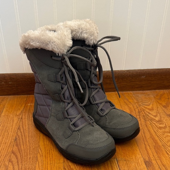 Columbia Women's Ice Maiden II Boot Charcoal Winter Boots Size 7 - Picture 2 of 10